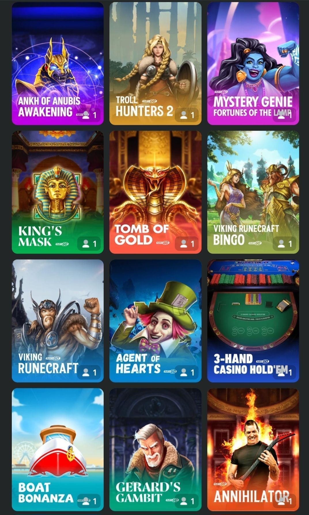 CasinoWilds game